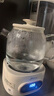 美的（Midea）花漾0膠水全玻璃全自動(dòng)養(yǎng)生壺 辦公室多功能煮茶壺 燒水壺恒溫電熱水壺煮茶器花茶壺1L YS10B101 曬單實(shí)拍圖