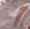 貝瑞加（Babyprints）嬰兒肚兜2件裝新生兒純棉護(hù)肚背心無(wú)袖半背上衣薄款內(nèi)衣 粉66 曬單實(shí)拍圖