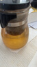 天喜（TIANXI）茶壺玻璃泡茶壺耐熱茶具飄逸杯家用泡茶器茶水分離杯1000ml 曬單實拍圖