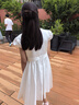 衣諾坊女童禮服裙高端公主裙白色女孩鋼琴主持人演出服周歲婚禮花童禮服 曬單實(shí)拍圖