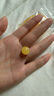 歐采妮蜜蠟散珠琥珀滿(mǎn)蜜圓珠老形星月猴頭手串配珠配件單顆13mm+ 曬單實(shí)拍圖