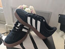 adidas「T頭鞋」BARREDA休閑板鞋德訓(xùn)鞋男女阿迪達(dá)斯官方輕運動 黑色/白色/樹脂黃   43 曬單實拍圖