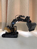 西瑞兒童玩具多功能合金挖掘機工程車(chē)模型遙控汽車(chē)6-10歲男孩生日禮物 [挖斗+鉆頭+抓夾]大號合金挖掘機 曬單實(shí)拍圖