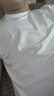 范迪慕運動(dòng)T恤男女透氣速干衣訓練健身跑步服情侶款短袖圓領(lǐng)衫 白 男2XL 曬單實(shí)拍圖