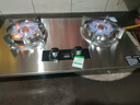 櫻花燃氣灶天然氣煤氣灶雙灶家用液化氣灶具嵌入式臺式煤氣爐猛火灶臺 新款9.8kw雙猛火不銹鋼+定時防風 管道天然氣 曬單實拍圖