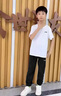 LI-NING KIDS李寧兒童運(yùn)動(dòng)套裝夏季運(yùn)動(dòng)跑步透氣速干長(zhǎng)褲短袖t恤男大童兩件套 白色小標(biāo)A【夏季運(yùn)動(dòng)套裝】 150 cm 曬單實(shí)拍圖