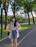 紅蜻蜓牛仔短褲女2025年夏天新款女裝短褲女士高腰寬松闊腿a字熱褲薄款 復(fù)古藍(lán) M 曬單實(shí)拍圖