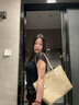 JIOESC腰帶女士小眾美式復古設計感裝飾潮雕花鉚釘配裙子仿真皮帶褲帶 黑色 【長(cháng)103CM寬2.8CM】 1個(gè) 【腰圍60-90CM】 曬單實(shí)拍圖