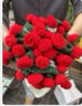 玫瑰花束毯子手工毛線diy鉤織材料包編織牛奶棉毛自制禮物送女友 花束毯子手動diy【70*70cm】 曬單實拍圖