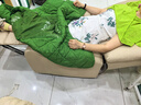 娜婭莎頭等太空沙發(fā)懶人沙發(fā)單人沙發(fā)艙電動功能躺按摩可睡覺電競沙發(fā)椅 卡其色【耐磨貓爪皮】 手動調(diào)節(jié)坐躺 曬單實拍圖