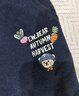 Teenie Weenie小熊童裝25新款秋季男女寶寶彈力休閑刺繡仿牛仔褲 藏青色 100 cm 曬單實拍圖