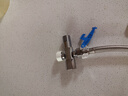 潛水艇（Submarine）三通角閥雙用三角閥主體黃銅一進二出雙出水4分進出水口馬桶洗衣 F2003 三通角閥單只 曬單實拍圖