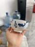 昭樂 碗年年有魚青花瓷中式家用陶瓷米飯碗面碗大湯碗釉中彩 藍(lán)魚 4.5英寸米飯碗（10個(gè)裝） 曬單實(shí)拍圖