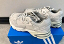 adidas 貝果鞋 ASTIR經(jīng)典復(fù)古厚底增高老爹鞋男女阿迪達(dá)斯三葉草   灰色   38 曬單實拍圖