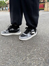 安踏（ANTA）路沖男板鞋防滑休閑百搭滑板鞋運動(dòng)時(shí)尚潮流百搭秋季新款板鞋 基礎黑/信鴿灰-4 40 (男7) 曬單實(shí)拍圖
