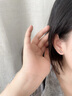 AIF霓月謠碧璽純銀耳釘女2025新款高端耳飾情人節(jié)生日禮物送女友耳環(huán) 霓月謠碧璽耳釘 曬單實(shí)拍圖