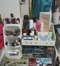 EACHY化妝品收納盒大容量桌面高級(jí)感護(hù)膚品多功能抽屜式口紅盒-奶杏白 曬單實(shí)拍圖