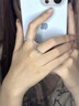 炙真銀樓月光戀人銀情侶戒指男女一對(duì)戒活口生日禮物結(jié)婚紀(jì)念日送女友老婆 京速達(dá)【月光戀人】夜光情侶對(duì)戒 曬單實(shí)拍圖