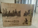 大行（DAHON）經(jīng)典D6折疊自行車(chē)20英寸6速成人休閑單車(chē) KBC061 麗面白 曬單實(shí)拍圖