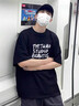 肯奈迪短袖男生夏季t恤新款美式夏天潮牌半袖寬松重磅棉質(zhì)上衣體恤男款 棉質(zhì)短袖T恤-STUDIO款 黑色 XL 【170-180cm】 曬單實(shí)拍圖