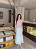 香影粉色減齡t恤女正肩2025夏季新款顯瘦棉質(zhì)甜美風(fēng)圓領(lǐng)短袖上衣 粉紅 M 160/84A/95-110斤 曬單實(shí)拍圖