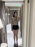沐霓高跟夾腳人字拖鞋女夏季外穿2025新款防滑厚底時尚增高朋克風(fēng)拖鞋 黑色 37-38 曬單實拍圖