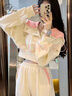 Jret春秋衛(wèi)衣女2025新款鹽系穿搭高級感氣質連帽衛(wèi)衣顯瘦套裝女 上衣+闊腿褲  M 曬單實拍圖