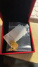 中國(guó)黃金（CHINA GOLD）黃金蝴蝶結(jié)項(xiàng)鏈女款足金圓珠流蘇吊墜情人節(jié)生日禮物送女友愛人 蝴蝶結(jié)吊墜+S925圓珠鏈 約0.3g 曬單實(shí)拍圖