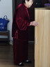 自由系南韓絨太極服秋冬季太極拳練功服女男武術(shù)服裝冬款金絲絨加厚鎖溫 曬單實(shí)拍圖