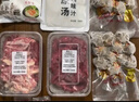 潮味碼頭鮮切牛肉潮汕火鍋6葷1素3調(diào)料凈重1675g共17件吊龍雪花匙仁肥胼 曬單實拍圖