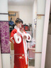艾方鳥(niǎo)漢服成人女冬季套裝宋制中國(guó)風(fēng)古裝拜年服加絨加厚對(duì)襟長(zhǎng)襖百褶裙 紅色 外套+上衣+百褶裙 M 曬單實(shí)拍圖