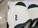 FILA 斐樂(lè )蕨草鞋拖鞋男鞋FERN復古拖鞋2024夏新款拖鞋外出沙灘鞋 雪白/園林綠-SG 40.5 曬單實(shí)拍圖