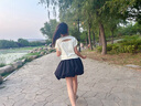LUSON陳大豬童裝女童裙子夏季2025新款女孩泡泡裙兒童半身裙短款 曬單實(shí)拍圖