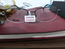 HUGO BOSS雨果博斯光學(xué)鏡架槍灰色鈦框槍灰色近視眼鏡框1289F R81 56MM(T) 曬單實拍圖