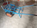 葉余加厚手推車(chē)兩輪老虎車(chē)載重王雙輪小推車(chē)家用搬運拉貨車(chē)平板小拖車(chē) 兩輪帶剎車(chē)改裝重型充氣輪【輪子 曬單實(shí)拍圖