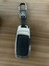 Ewitgo奔馳鑰匙套E300l鑰匙套e260l車(chē)c260l包c(diǎn)200l GLC300l GLB GLE扣殼 A款-黑色【金屬皮帶扣】 曬單實(shí)拍圖