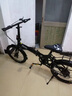 Jeep吉普折疊自行車(chē)成人20寸超輕便攜山地車(chē)男女學(xué)生兒童變速休閑賽利 賽利輻條輪 7速 暗夜黑 135~175cm 20英寸 曬單實(shí)拍圖