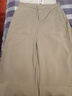 PORTS寶姿商場(chǎng)同款2022春夏新款女裝“卡其棕重磅真絲直筒褲” 鹿茸棕 M (6) 曬單實(shí)拍圖