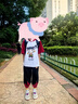 G.DUCKKIDS哪吒兒童服裝男童夏裝短袖套裝2025新款洋氣痞帥中小童薄款兩件套 紅色 130 cm 【建議身高125cm左右】 曬單實拍圖