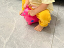 優(yōu)衣庫嬰幼兒寶寶搖粒絨緊身褲打底褲可外穿褲子25秋冬新款478433 55 青綠色 90 曬單實(shí)拍圖