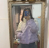 美力城短款羽絨服女裝新款鵝絨加厚時(shí)尚漸變短外套暖天鵝 香芋紫 S 曬單實(shí)拍圖