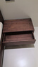 FINNNAVIAN芬納維亞傳承系列 日式實(shí)木床頭柜 北歐黑胡桃床邊(Lotus路特斯) 原木色【進(jìn)口黑胡桃木】 柜子 曬單實(shí)拍圖