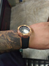 天梭（TISSOT）【七夕節(jié)禮物】瑞士手表 新品競速系列全自動機械男表 玫金橡膠表帶T141.807.37.051.00 曬單實拍圖