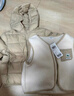 巴拉巴拉（BALABALA）童裝兒童羽絨服兩件套男童女童寶寶冬裝連帽外套 咖白色調(diào)00351 120 充絨量40g 曬單實拍圖