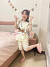 女童睡衣夏季薄款純棉短袖母女兒童套裝2025新款臘腸狗親子家居服 100%純棉KA-66468臘腸狗 100 【8碼】建議身高93-103cm 曬單實(shí)拍圖