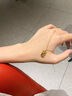 中國黃金（CHINA GOLD）黃金吊墜女足金小金條項鏈小金磚首飾七夕情人節(jié)生日禮物送女友 小金條吊墜 約1.1g 【贈銀鏈】刻字+賀卡 曬單實拍圖