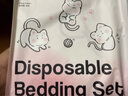 蕉趣（BANANA TRIP）一次性四件套加厚雙人床單被套枕套旅行酒店隔臟床上用品印花套裝 曬單實(shí)拍圖