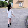 蘿卜唄唄女童襯衫白色花邊襯衣百搭日系甜美娃娃領(lǐng)短袖上衣 白色  150  曬單實拍圖