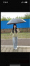 優(yōu)水全自動(dòng)雨傘超強(qiáng)抗風(fēng)反向車載男士加大號(hào)加厚加固折疊男款男生專用 雙纖125cm曜石黑 曬單實(shí)拍圖