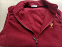 U.S. POLO ASSN.馬甲男抓絨搖粒絨秋冬立領(lǐng)無(wú)袖背心男裝外套 深紅色 XL  曬單實(shí)拍圖